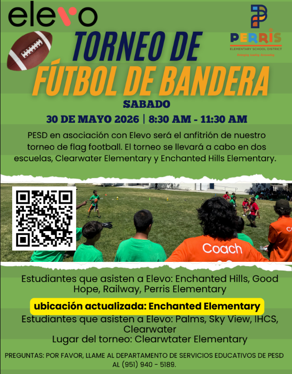Elevo Tournament Flyer Spanish