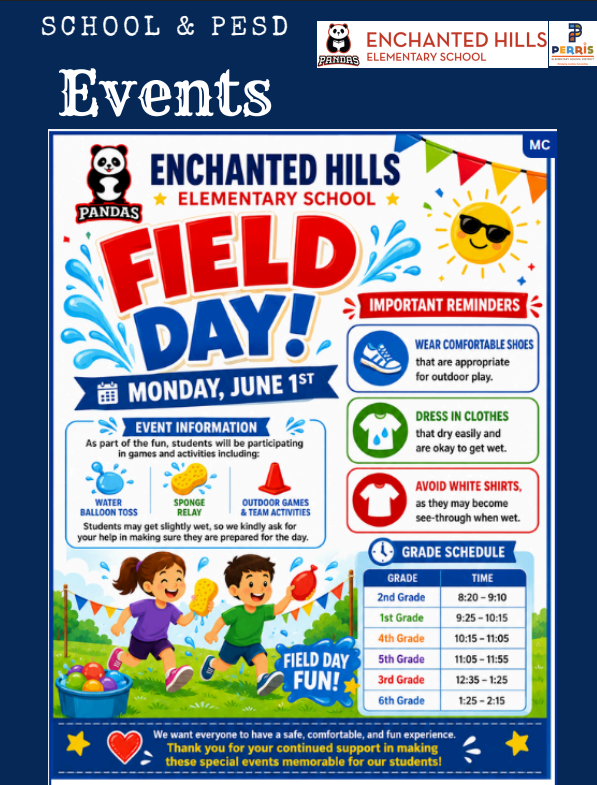 School Newsletter Page