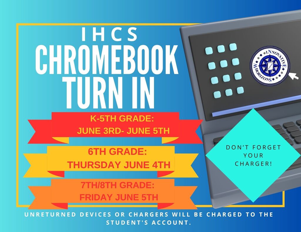 Chromebook return- English