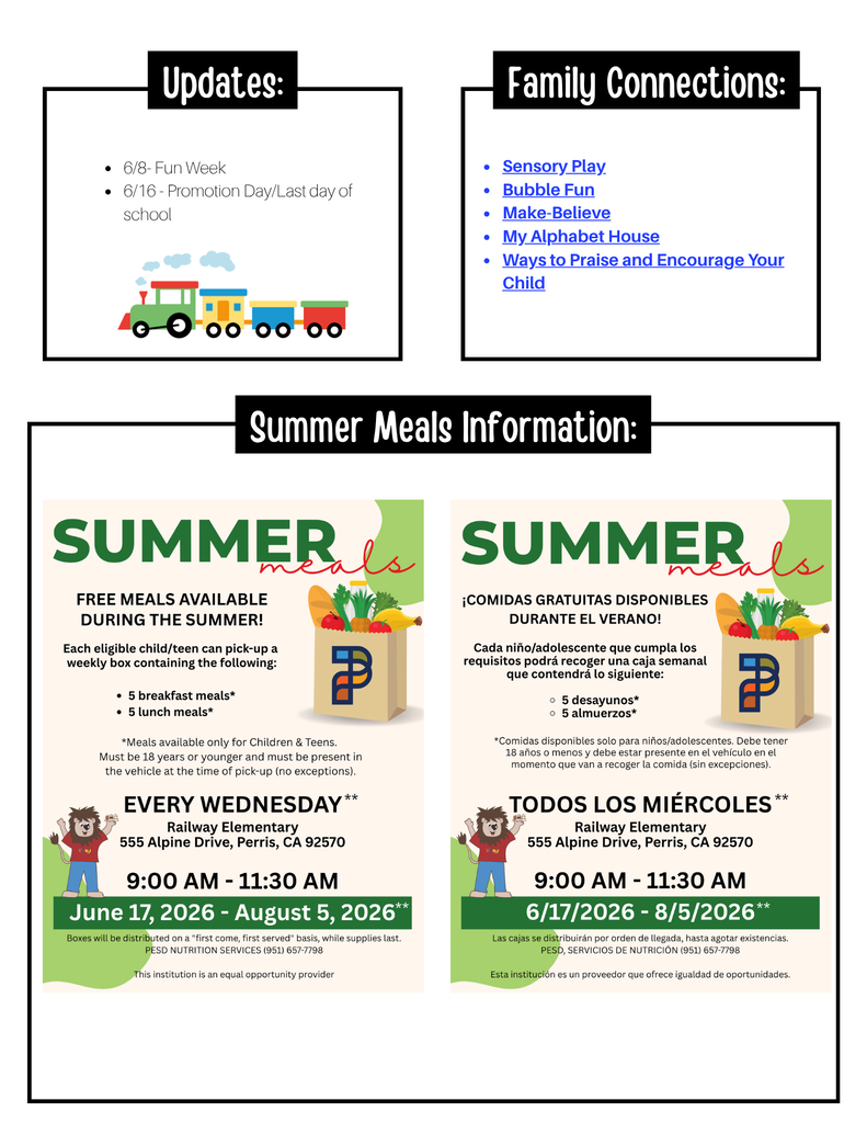 PRESCHOOL NEWSLETTER