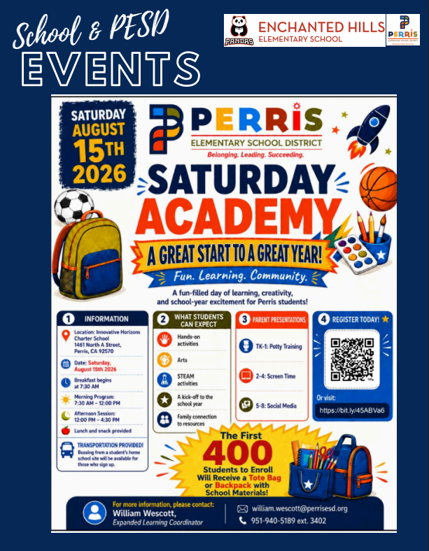 School Newsletter Page