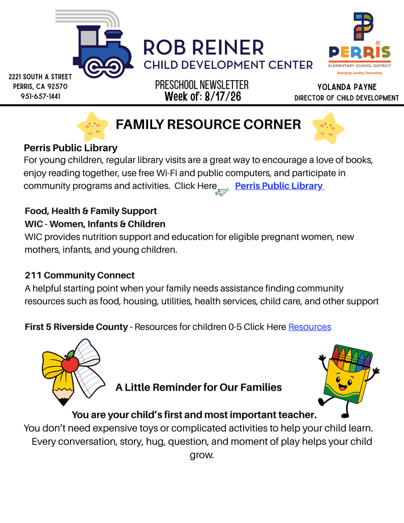 Preschool Newsletter