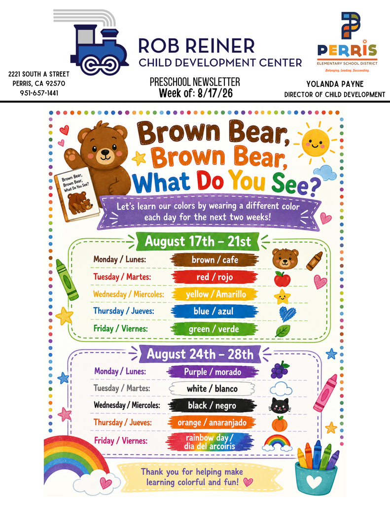 Preschool Newsletter