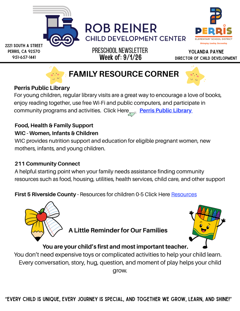 Preschool Newsletter