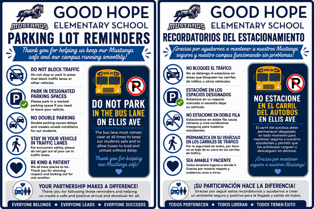 Parking Lot Reminders Eng and Spa