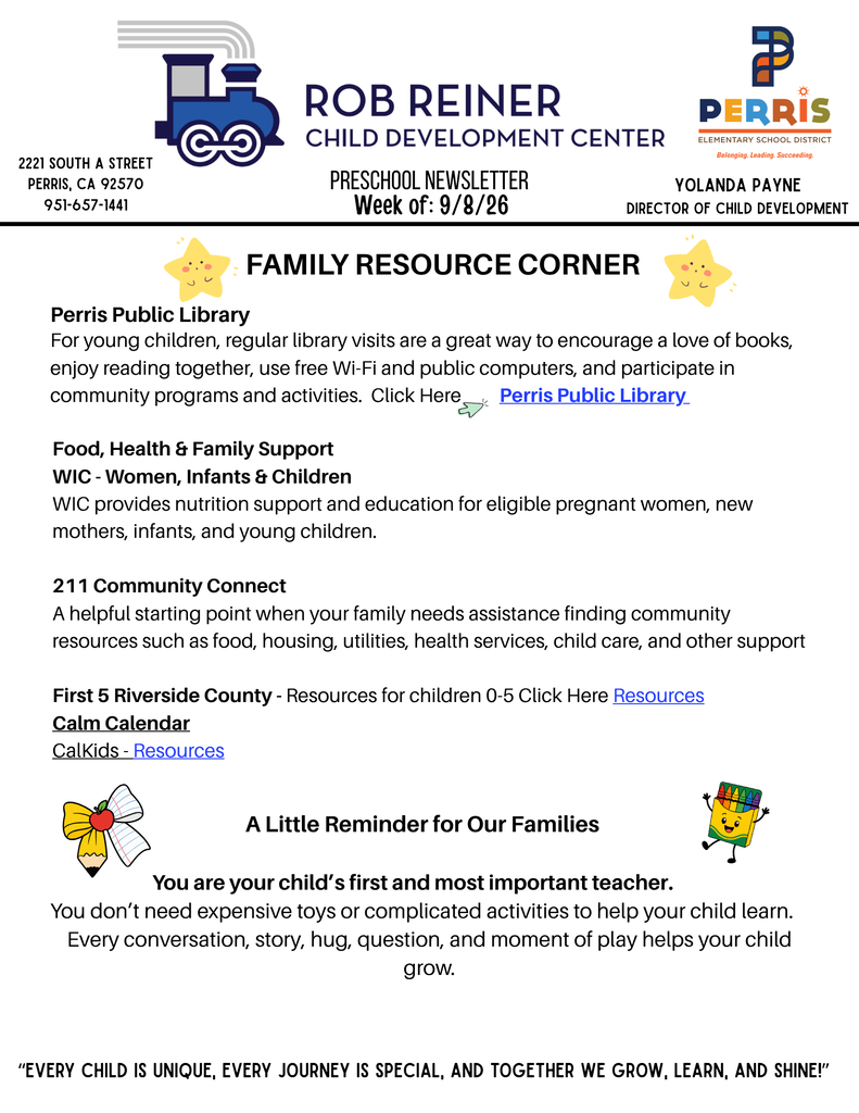 Preschool Newsletter