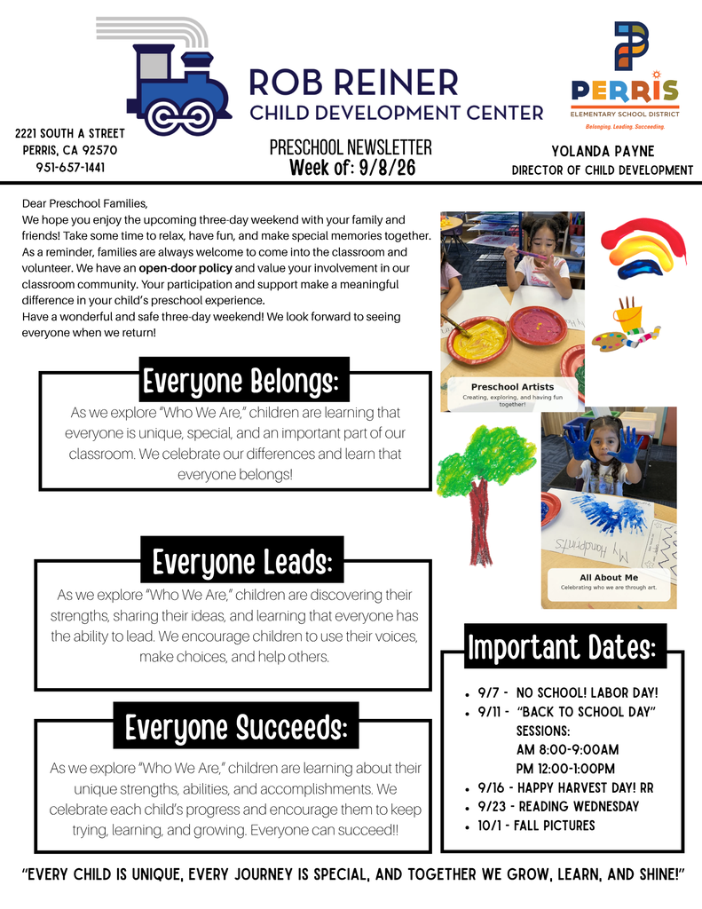 Preschool Newsletter