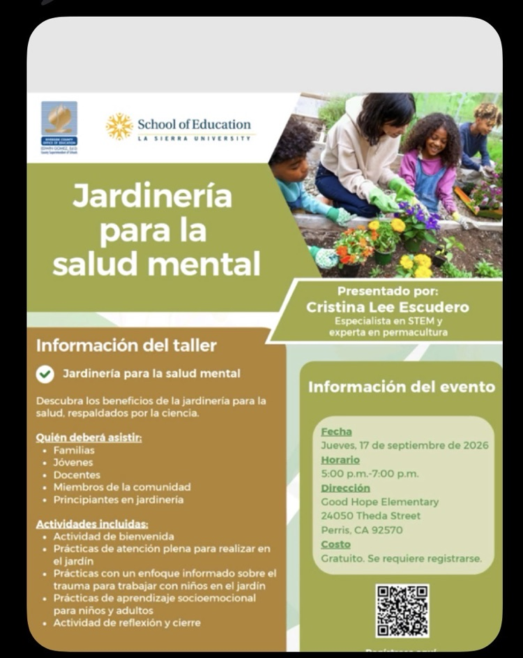 workshop flyer Spanish