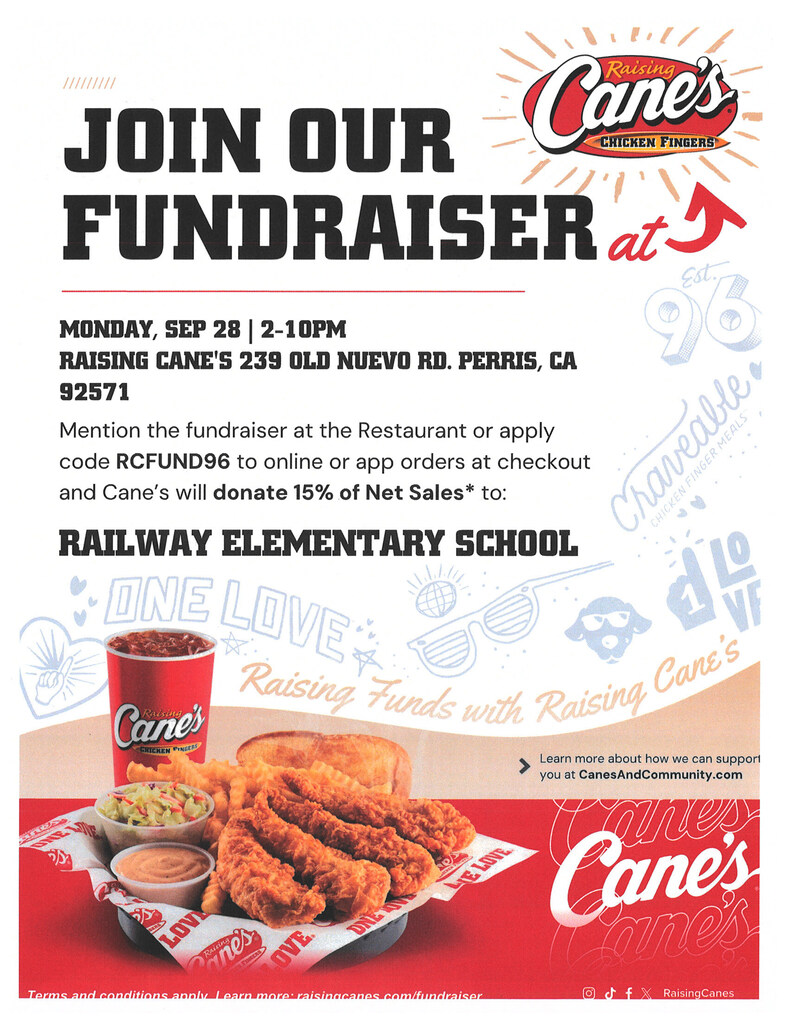 Cane's Fundraiser
