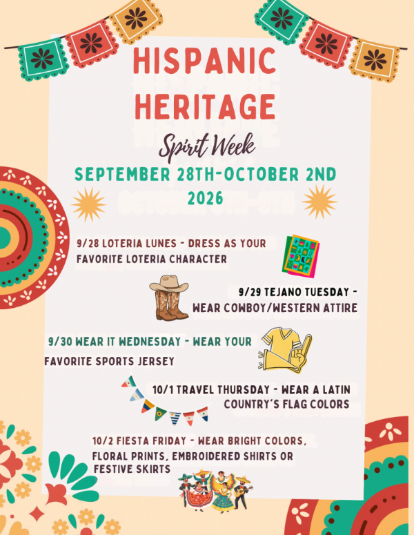 Hispanic Heritage Spirit Week