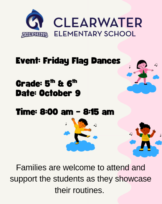 Friday Flag dance 10/09/26  Grade 5th & 6th