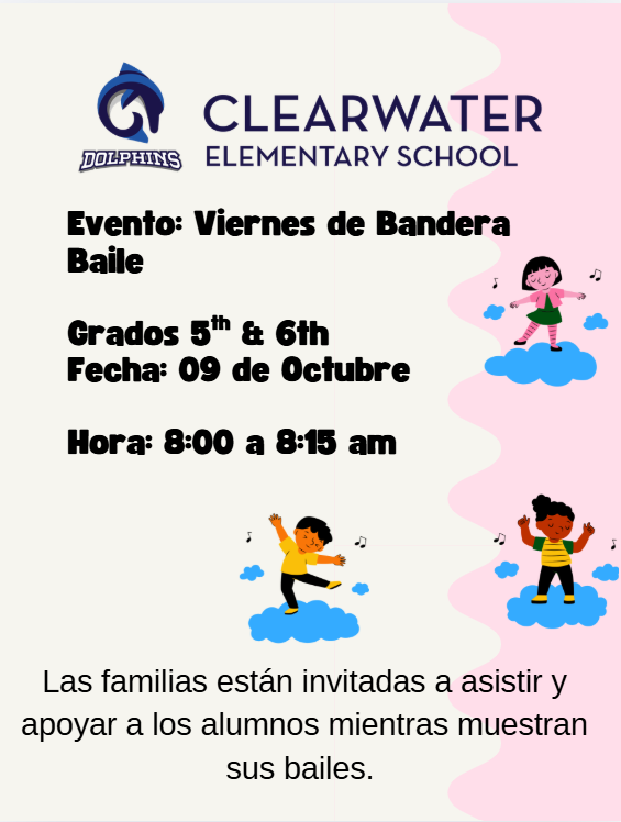 Viernes de Bandera 10/08/2026 Grados 5 & 6