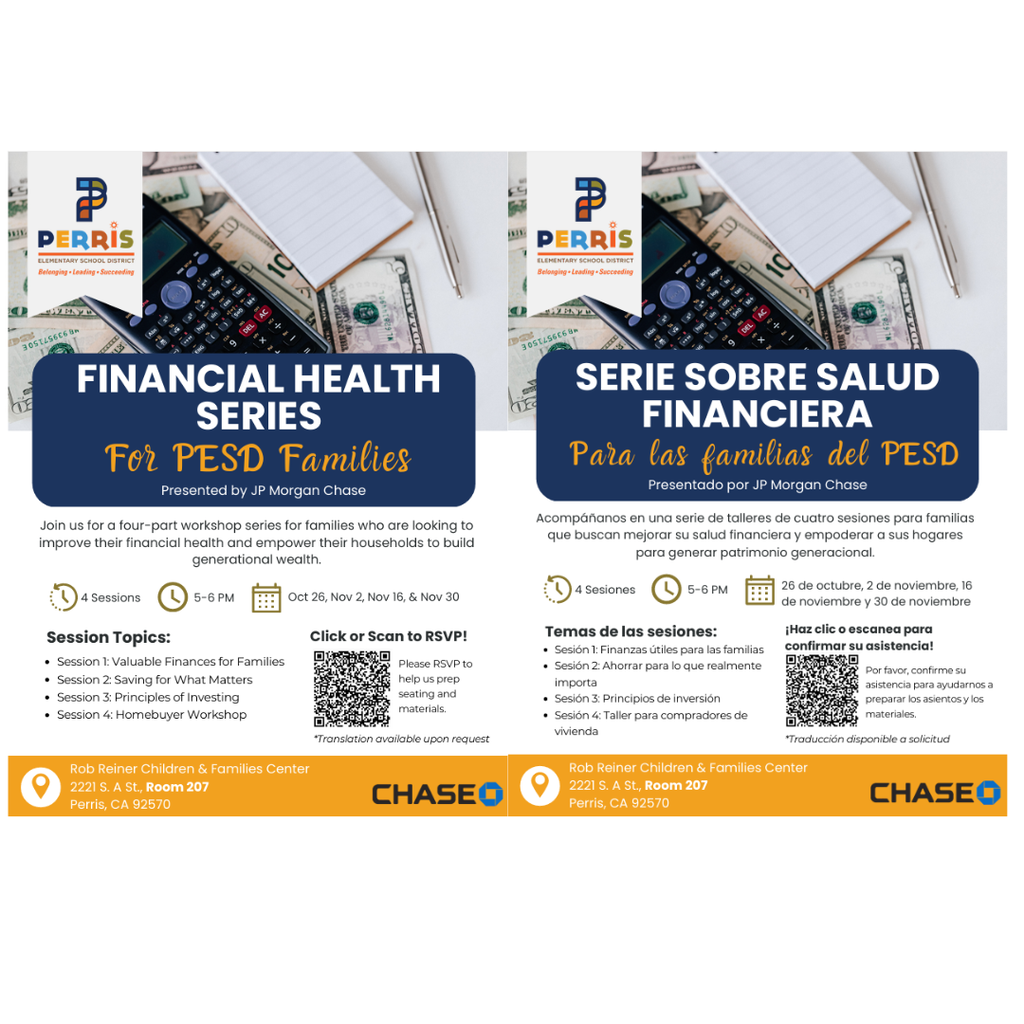 Chase financial workshop
