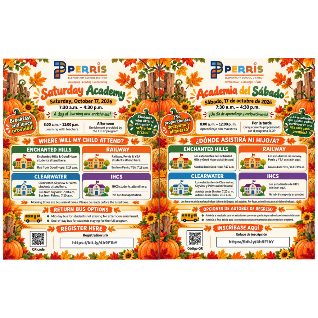 Saturday Fall Academy 10/17