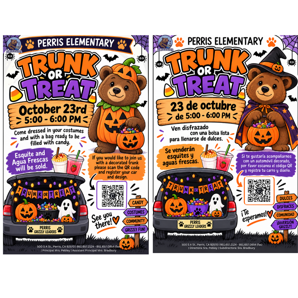 Trunk-or-treat 2026-2027
