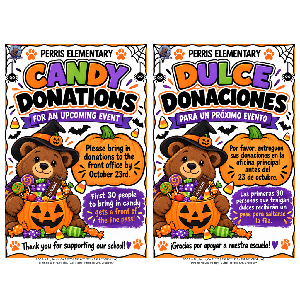 Candy donations