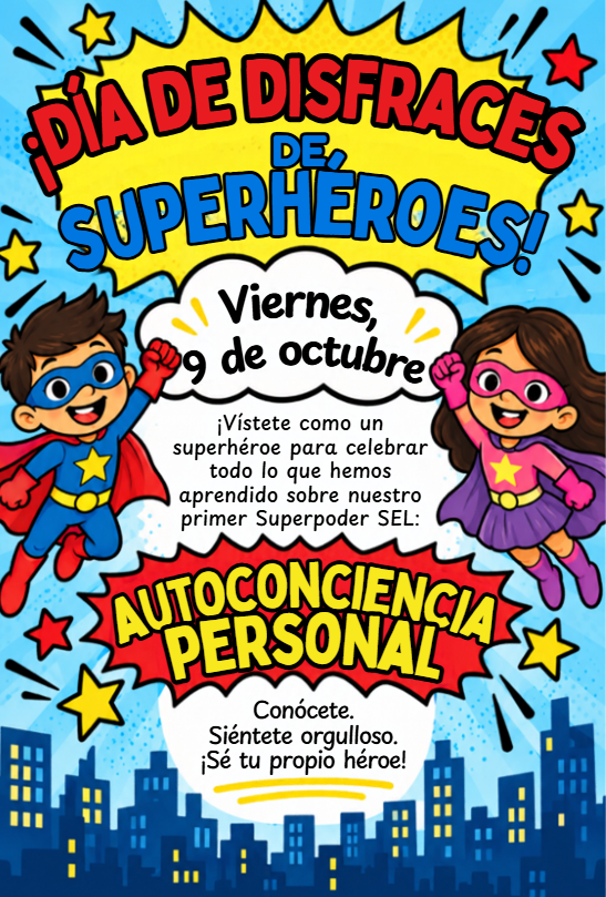 Superhero Spirit Day 10/9