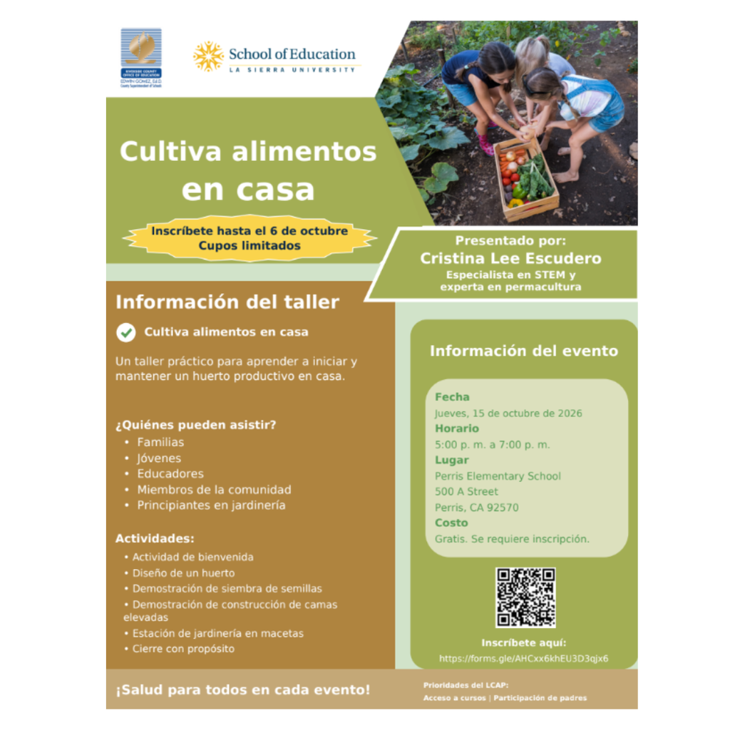 Grow food at home workshop2026-2027