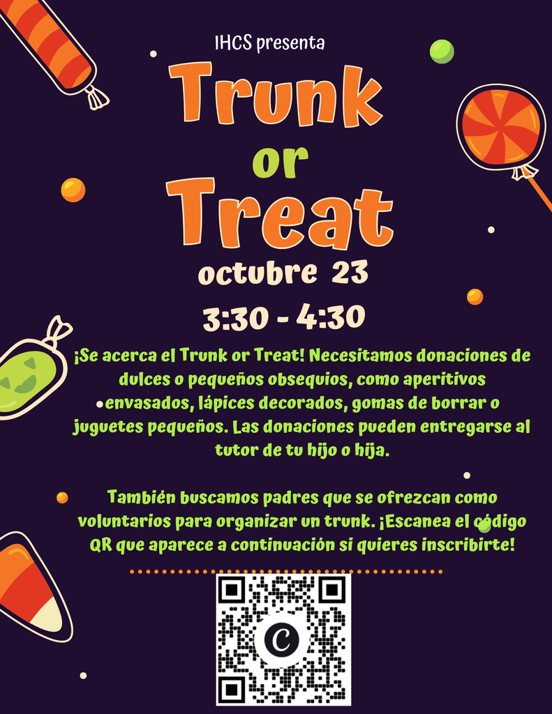 Trunk or Treat 10/23