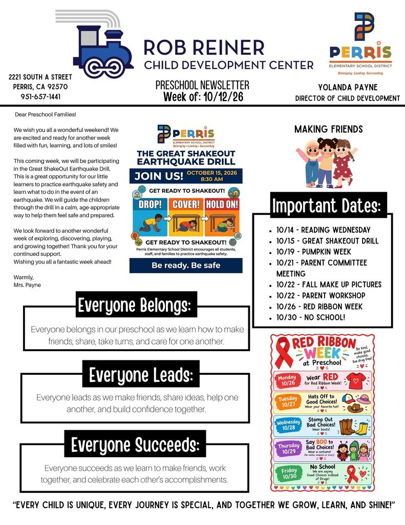 Preschool Newsletter