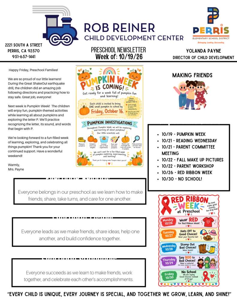 Preschool Newsletter