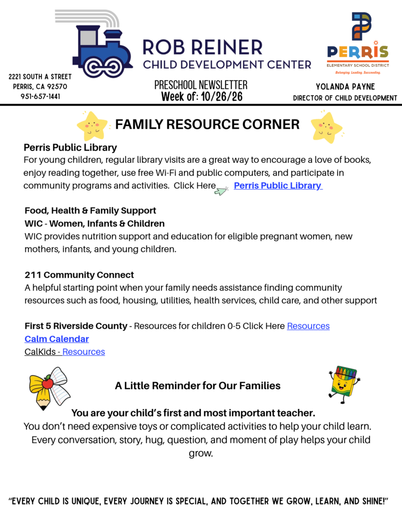 Preschool Newsletter
