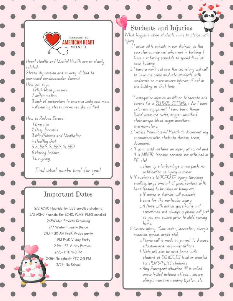 February Nurse Newsletter pg 2