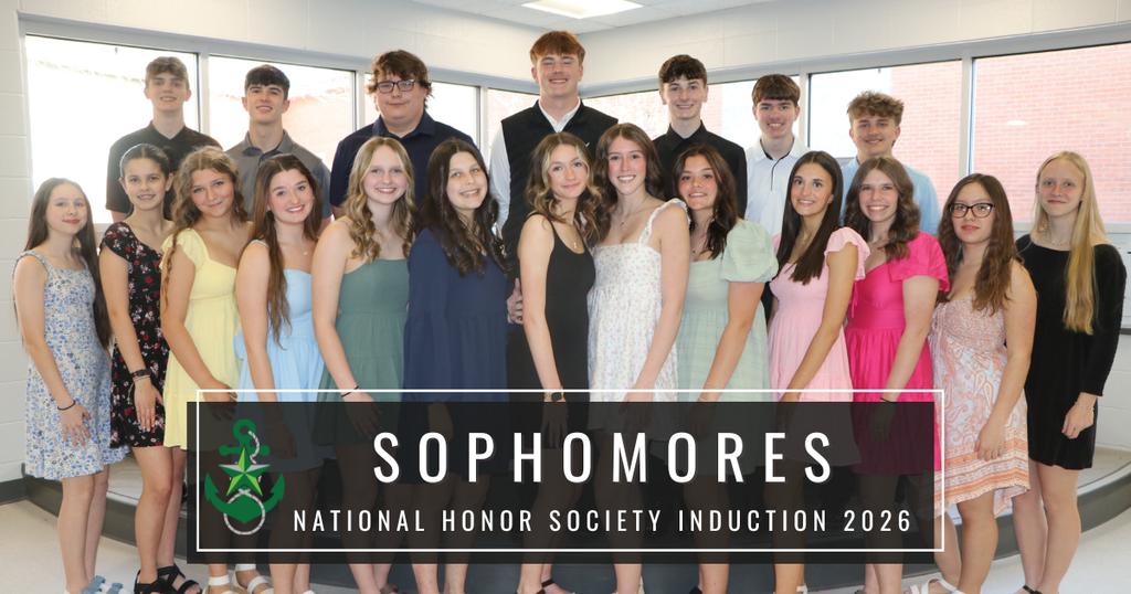 2026 Sophomore NHS Members