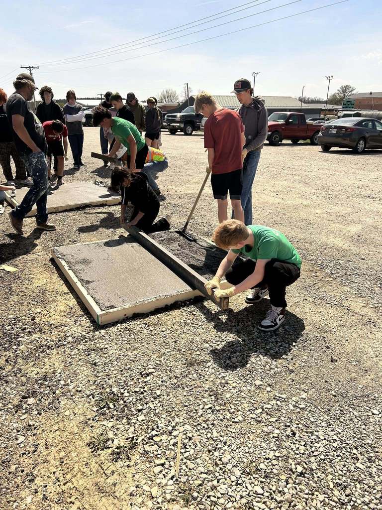 Students learning hand-on experience