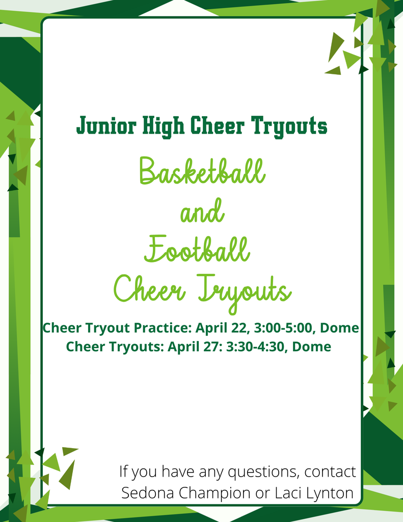 Jr High Cheer Tryouts
