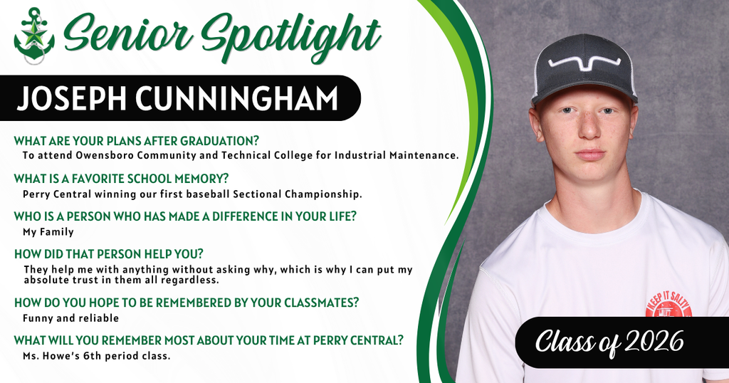 Class of 2026 - Joe Cunningham