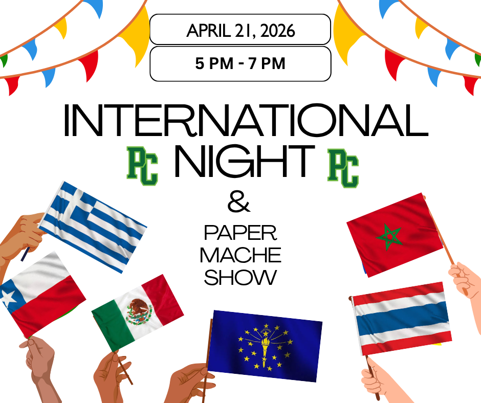 International Night & Paper Mache Show - April 21st