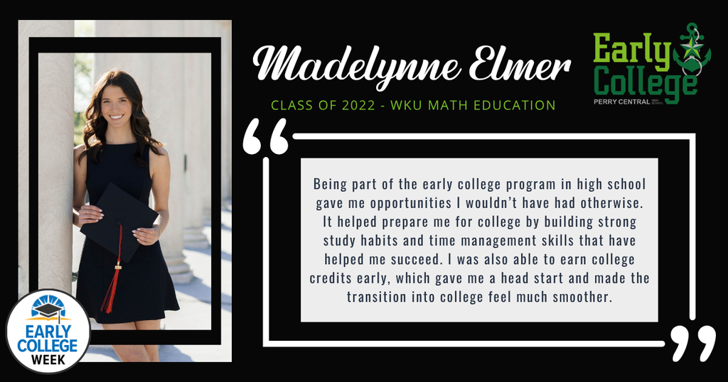 Maddy Elmer - Early College Quote
