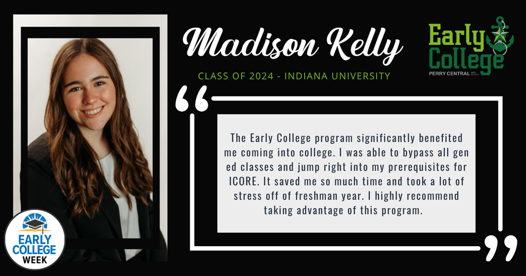 Madison Kelly - Early College Quote