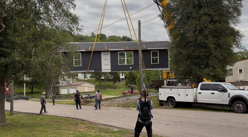 Habitat Home being moved