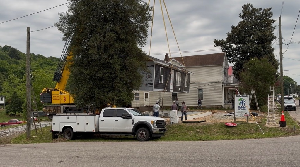 Habitat Home being moved