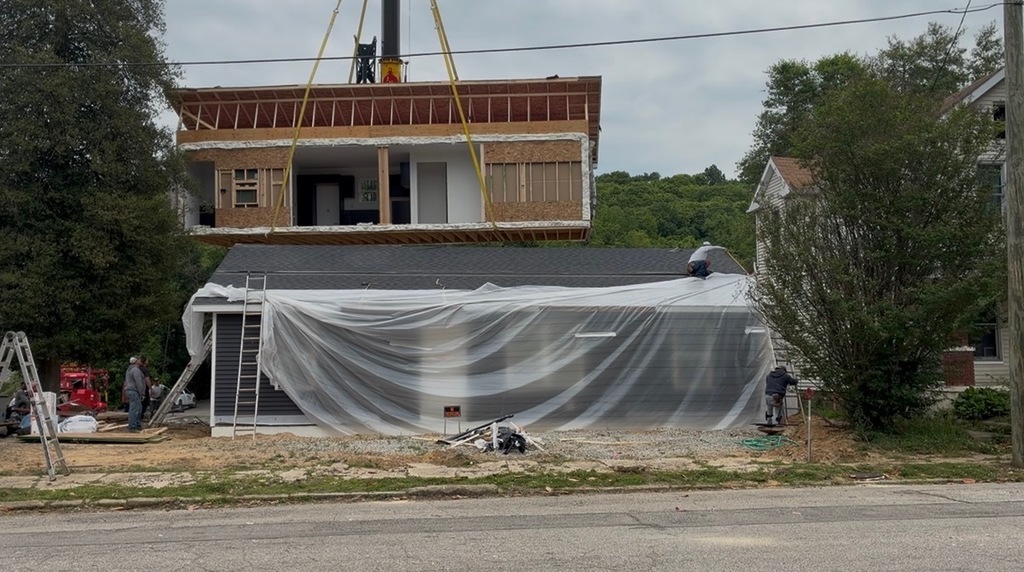 Habitat Home being moved