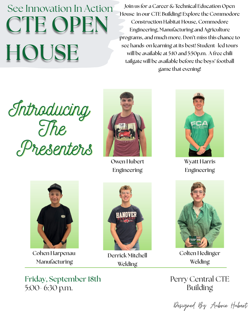 CTE Open House Presenters