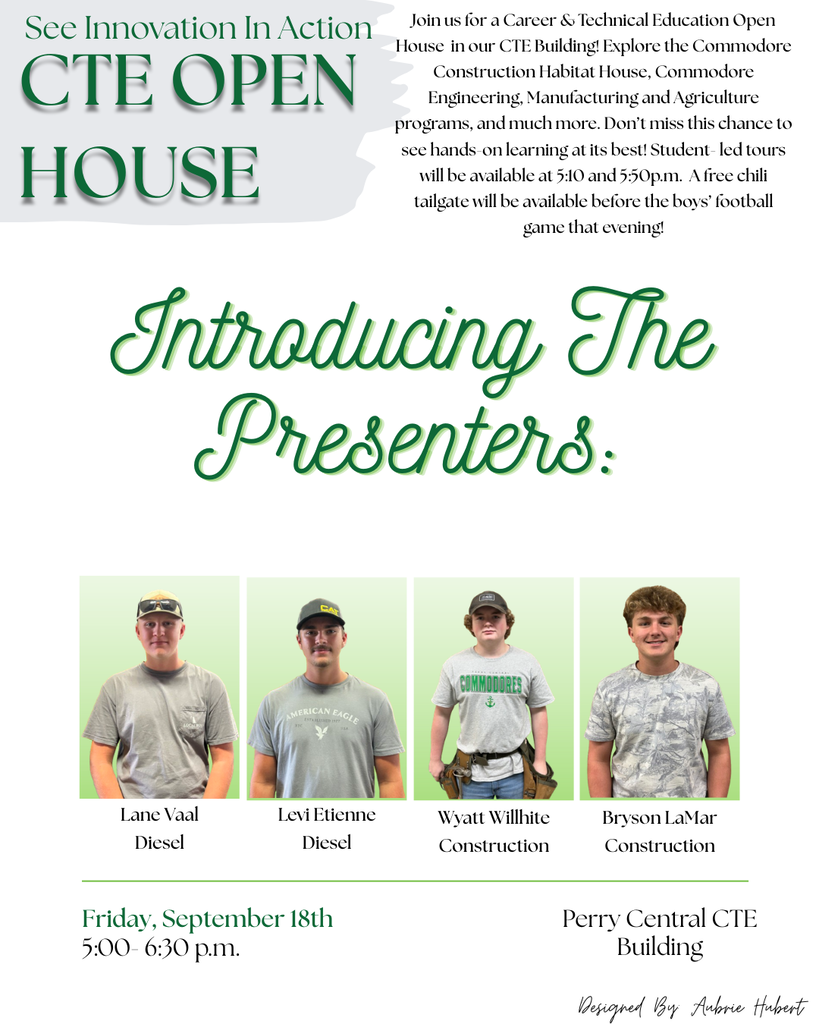 CTE Open House Presenters