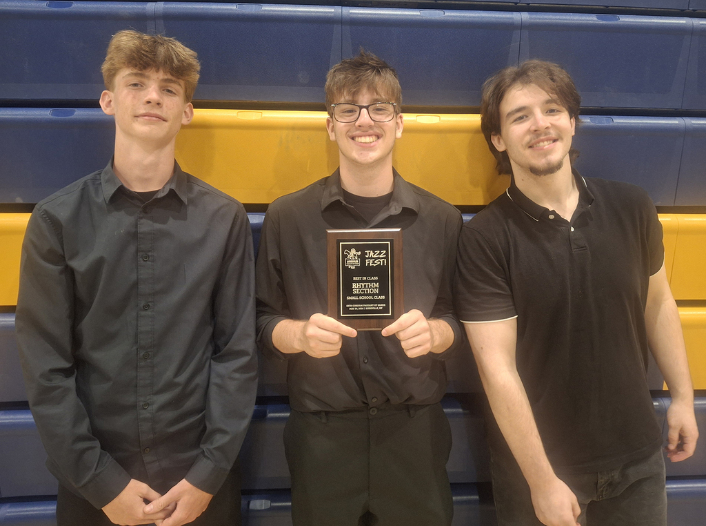 Three high school students. 