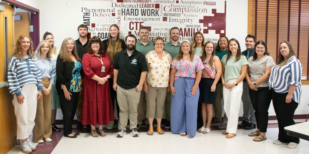 A group photo of PCSD32's new teachers for 2025-26