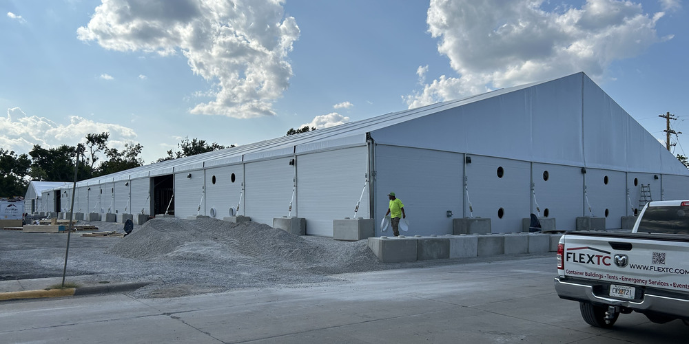 The Learning Annex temporary classroom for Perryville High School.