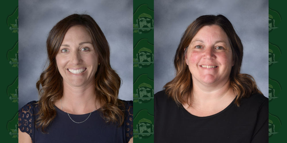 Side-by-side head shots of Lacey Amschler (left) and Michael-Ann Kellerman (right)