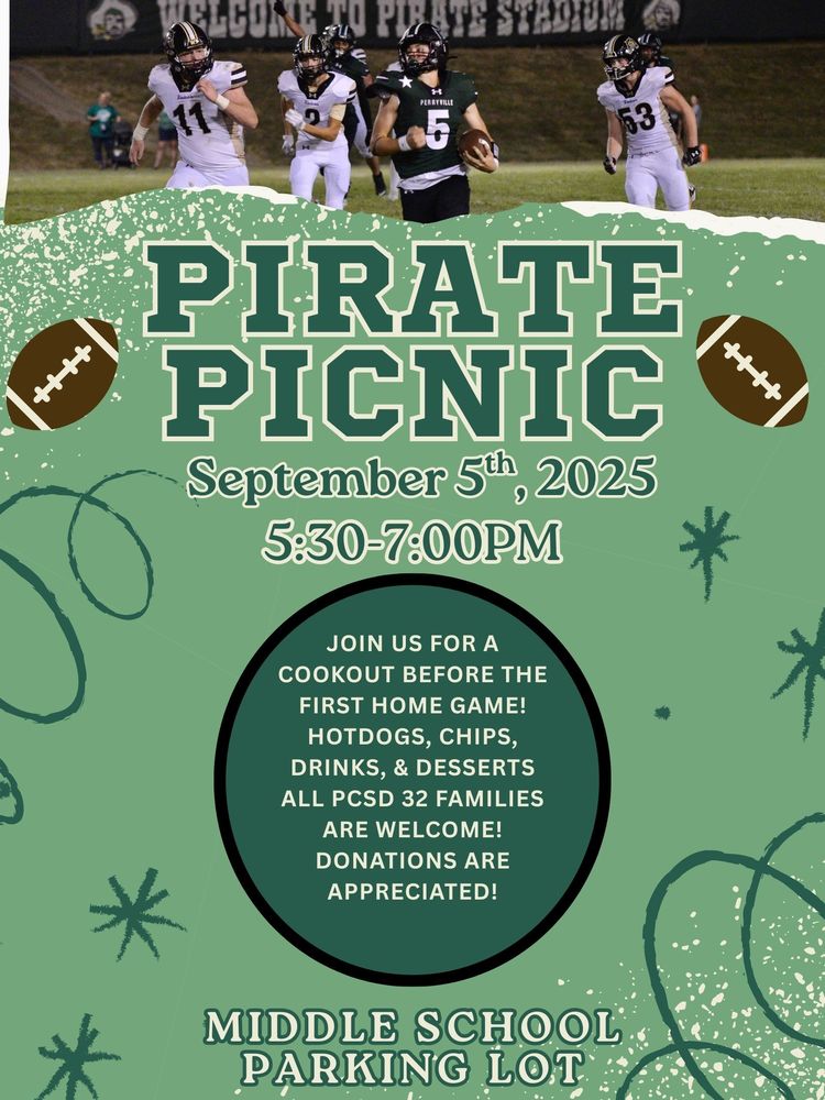 Pirate Picnic invitation flyer