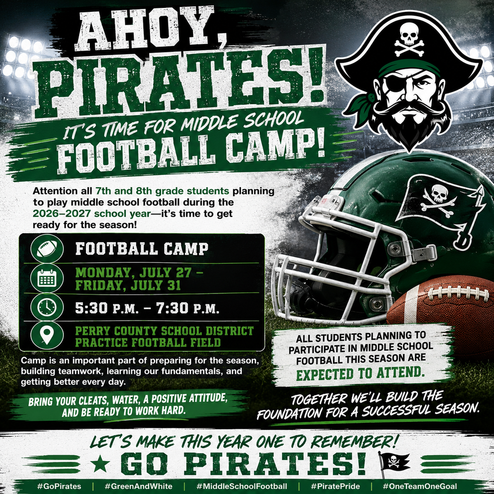 2026 PCMS Football Camp