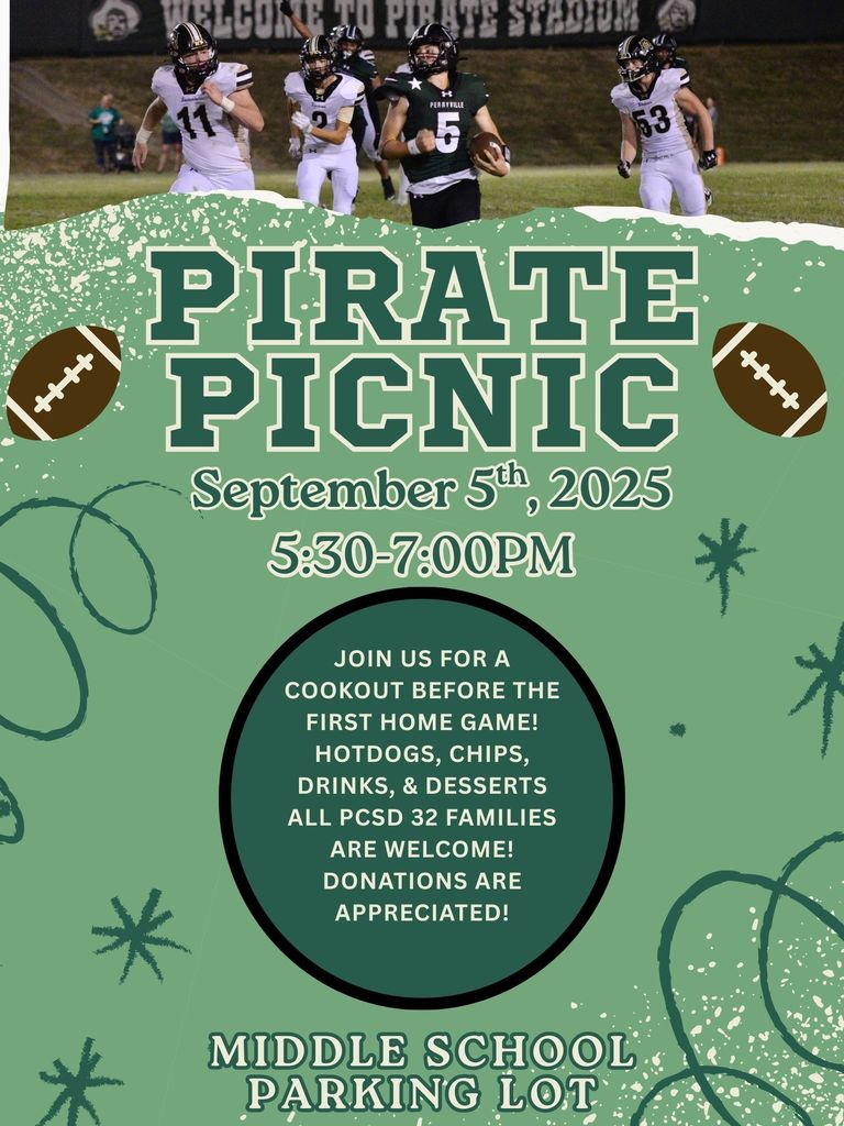 Pirate Picnic invitation flyer