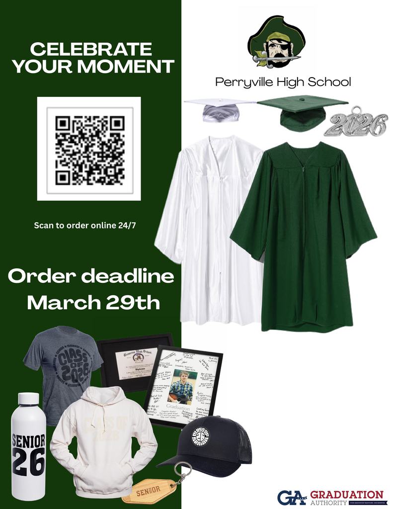 green and white graduation gowns