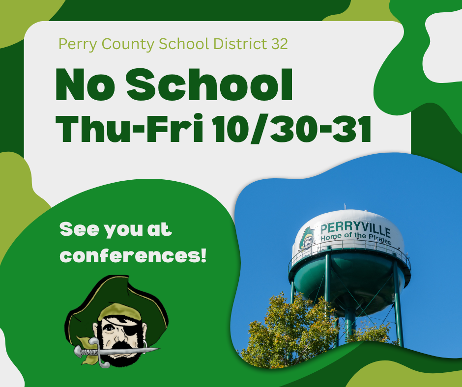 Graphic reminding families there is no school on Thursday and Friday, Oct. 30-31, 2025.