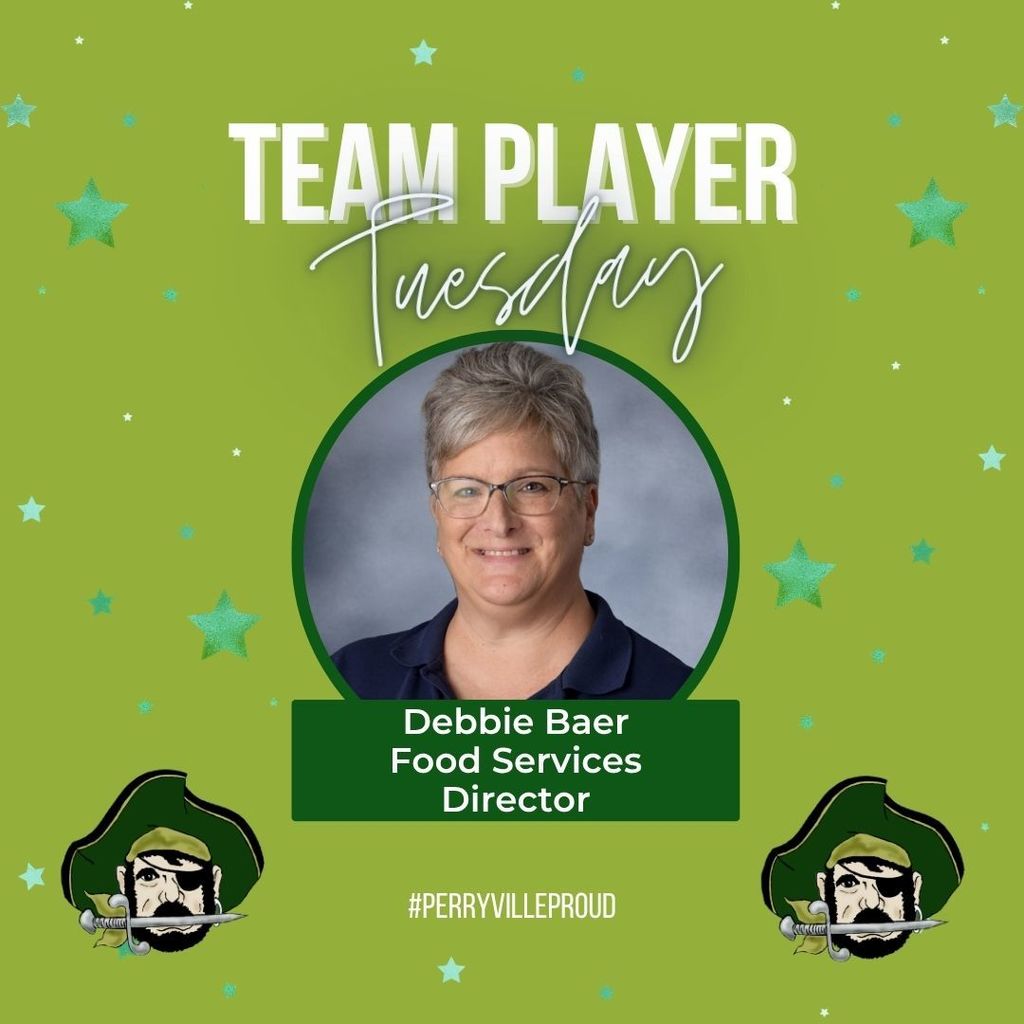 Team Player Tuesday graphic with Debbie Baer's head shot.