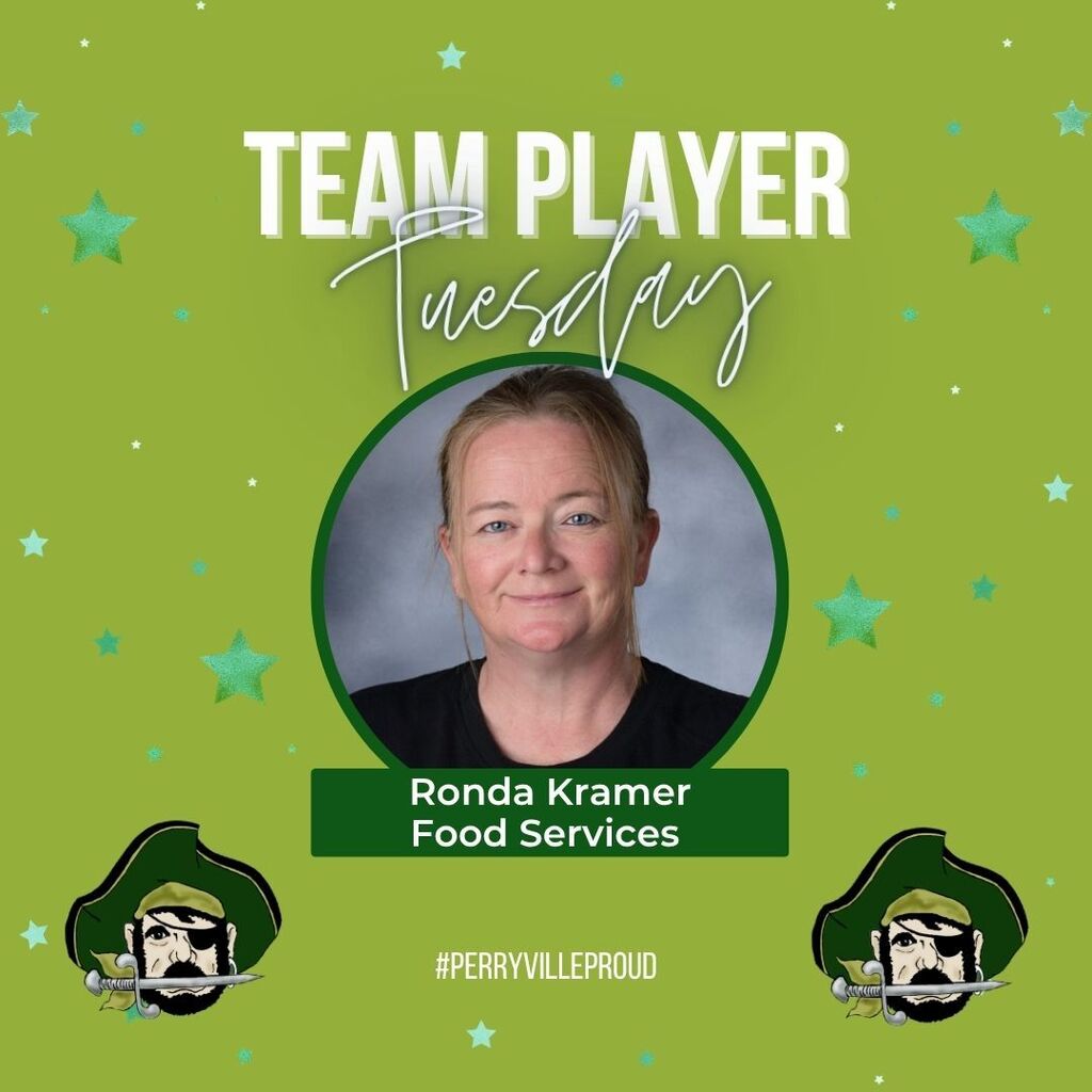 Team Player Tuesday graphic with Rhonda Kramer's head shot.